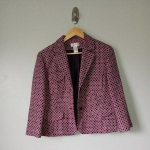 Vintage Worthington Maroon Long Sleeve Blazer / Jacket